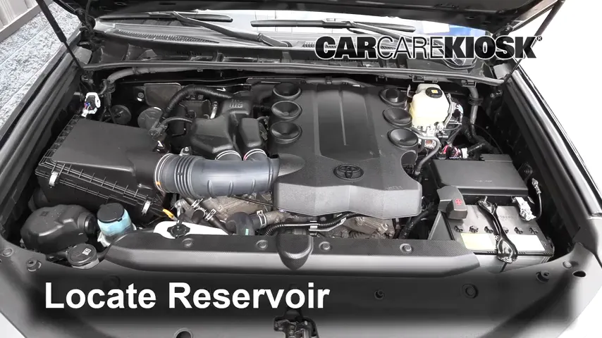 2018 Toyota 4Runner SR5 4.0L V6 Líquido limpiaparabrisas Agregar líquido